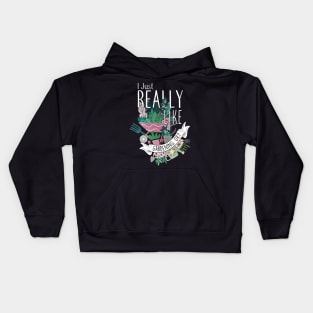 I Just Really Like Gardening, OK? Kids Hoodie